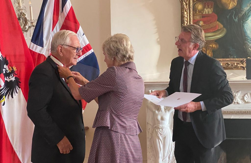 Awarding of Austrian Grand Decoration of Honour in Gold