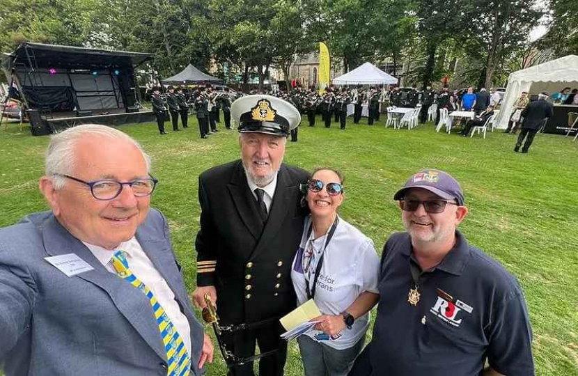 Sir Peter Bottomley at armed forces day