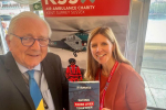 Sir Peter meeting with representatives of the Kent Surrey Sussex Air Ambulance Charity